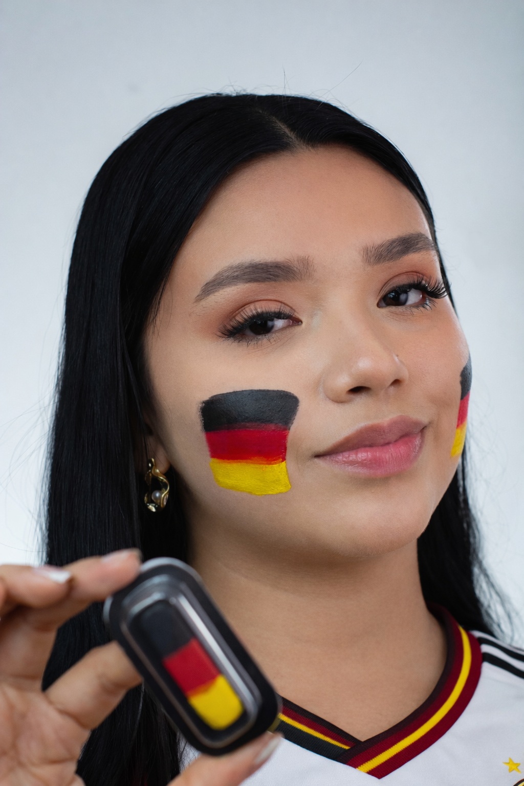 Germany Flag Face Paint Stamp — FIFA World Cup 2026