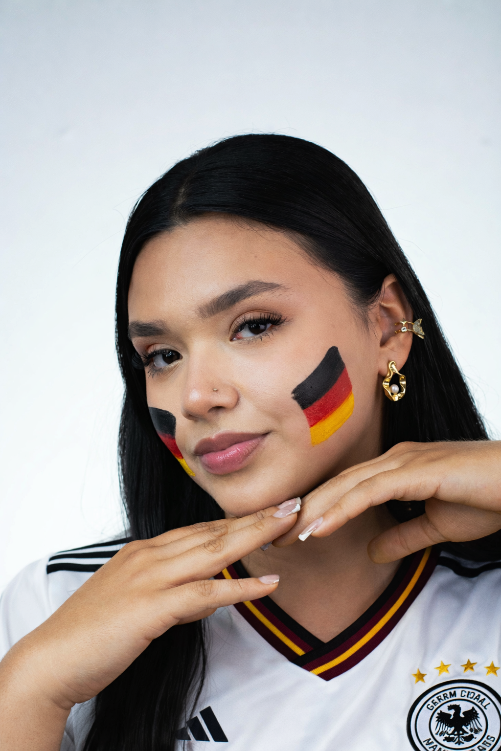 Germany Flag Face Paint Stamp — FIFA World Cup 2026