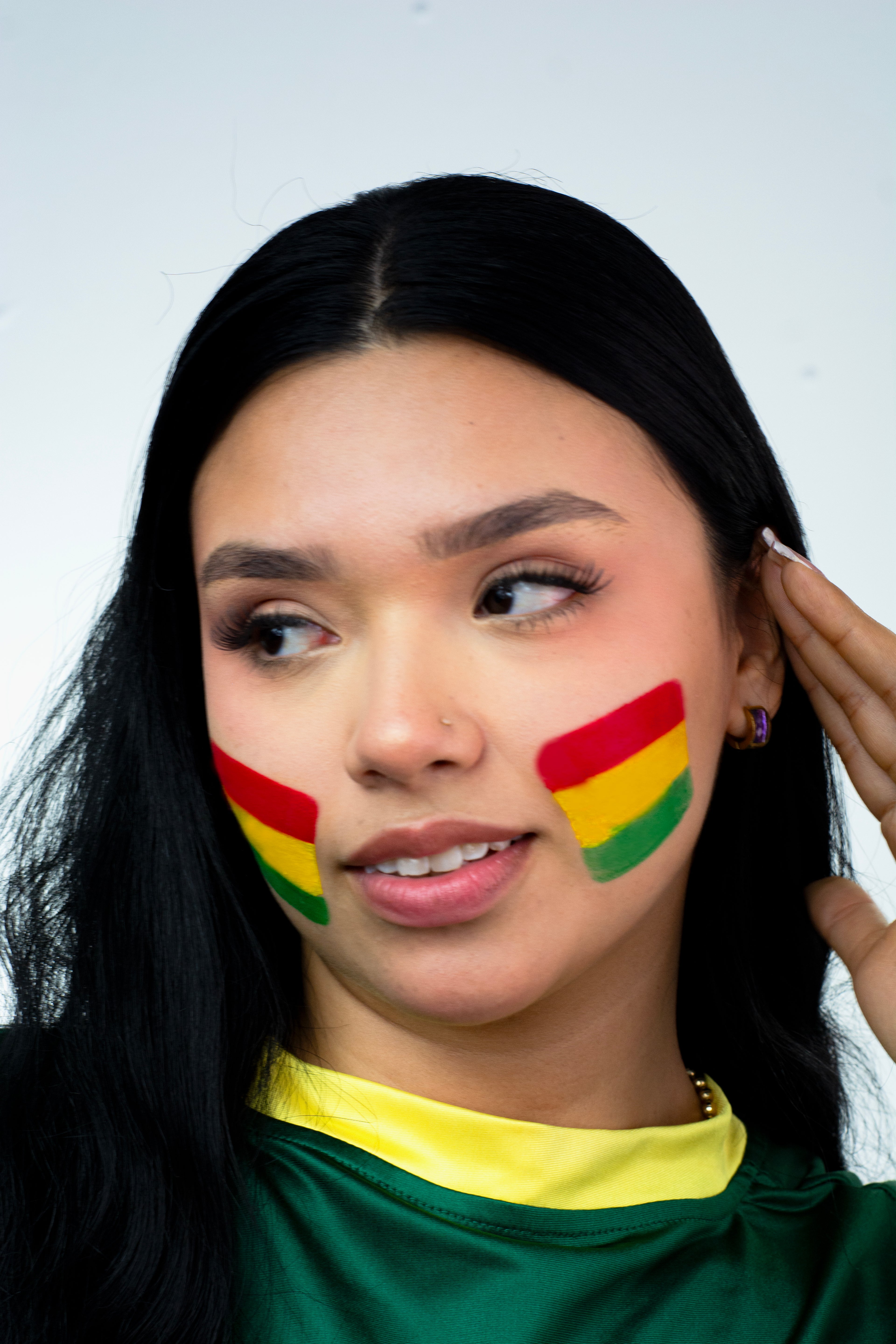 Bolivia Flag Face Paint Stamp — FIFA World Cup 2026