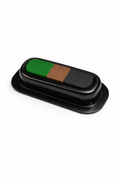 Military Camo Face Paint Stamp — Green, Black & Brown