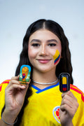 Colombia Flag Face Paint Stamp — FIFA World Cup 2026