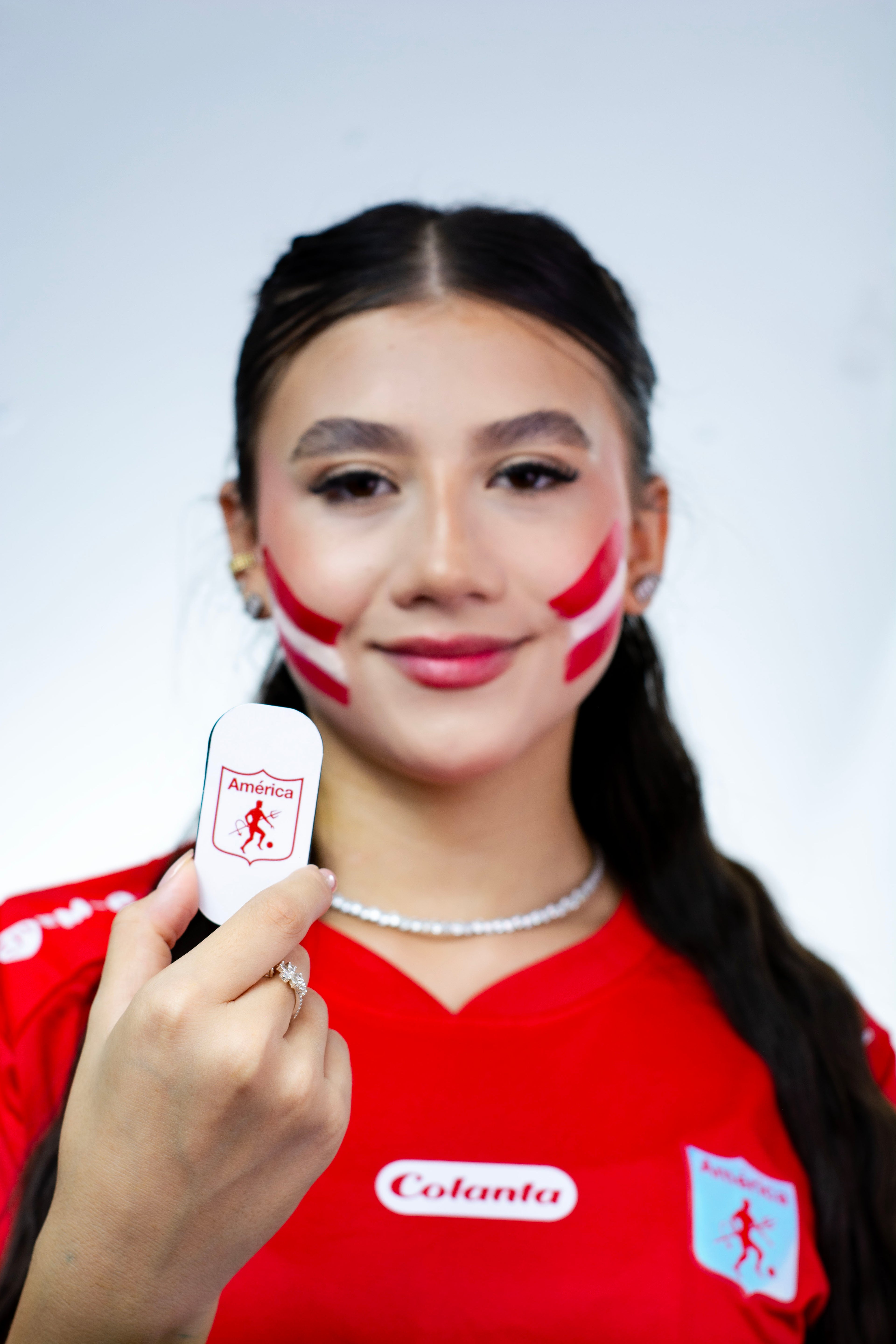 América de Cali Face Paint Stamp — Soccer Fan Gear