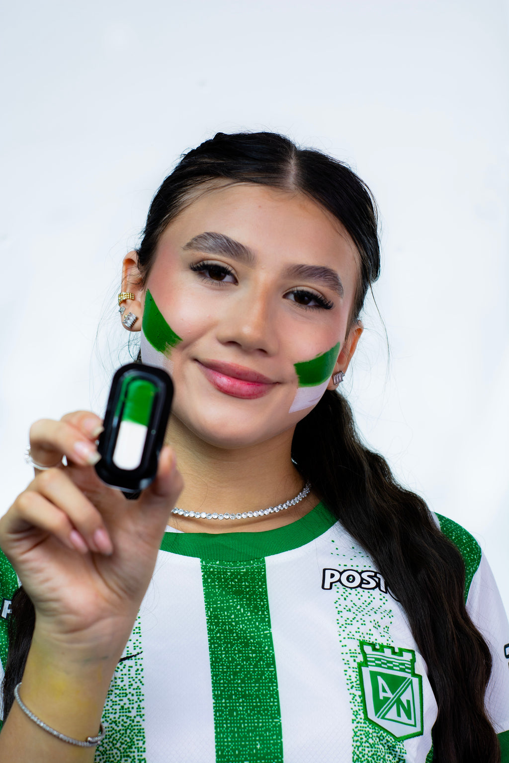 Atlético Nacional Face Paint Stamp — Soccer Fan Gear