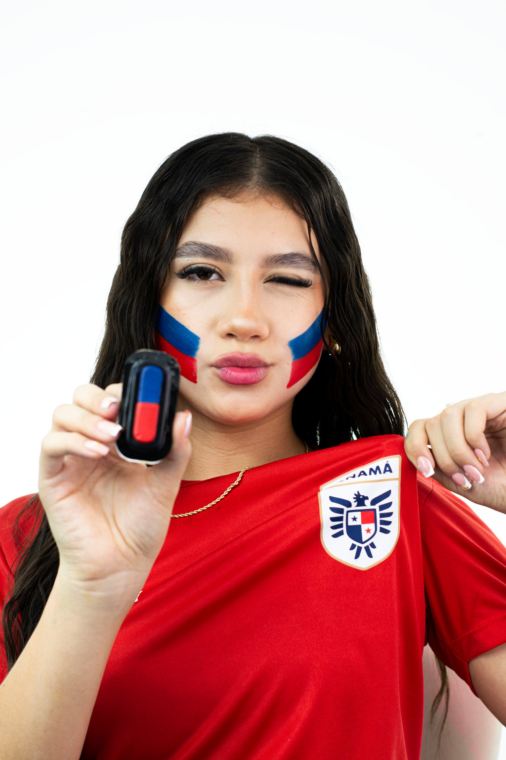 Panama Flag Face Paint Stamp — FIFA World Cup 2026