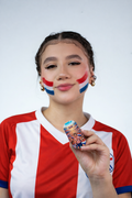 Paraguay Flag Face Paint Stamp — FIFA World Cup 2026