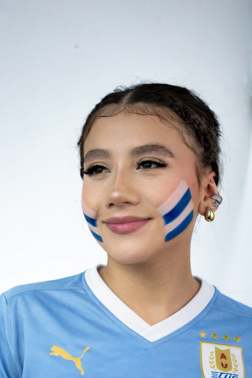 Uruguay Flag Face Paint Stamp — FIFA World Cup 2026