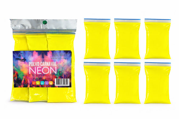 POLVO NEÓN PAQUETE X 6
