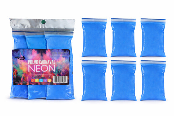 POLVO NEÓN PAQUETE X 6