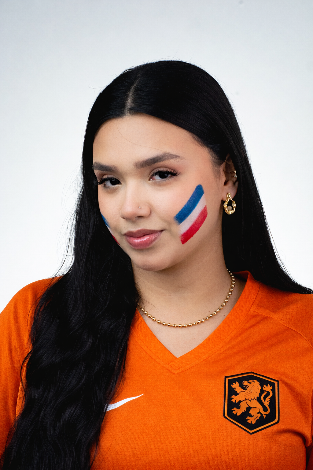 Netherlands Flag Face Paint Stamp — FIFA World Cup 2026
