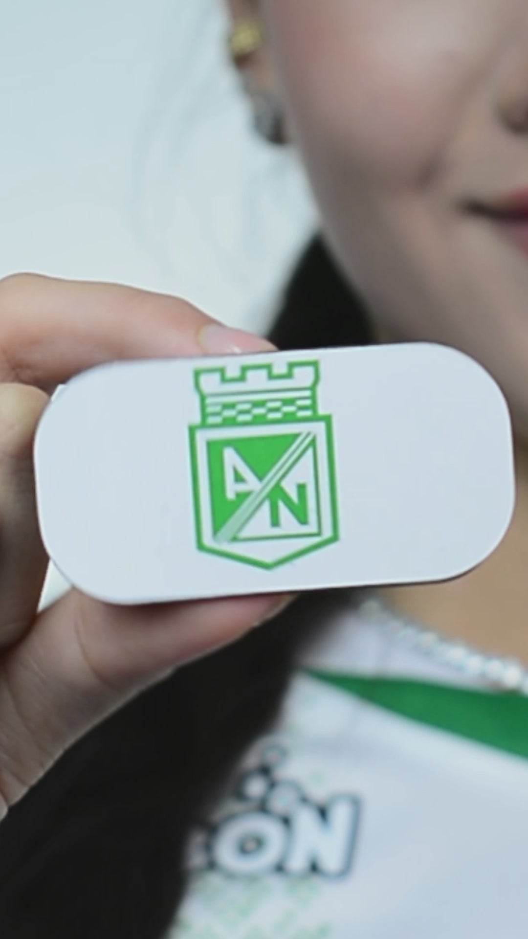 Atlético Nacional Face Paint Stamp — Soccer Fan Gear