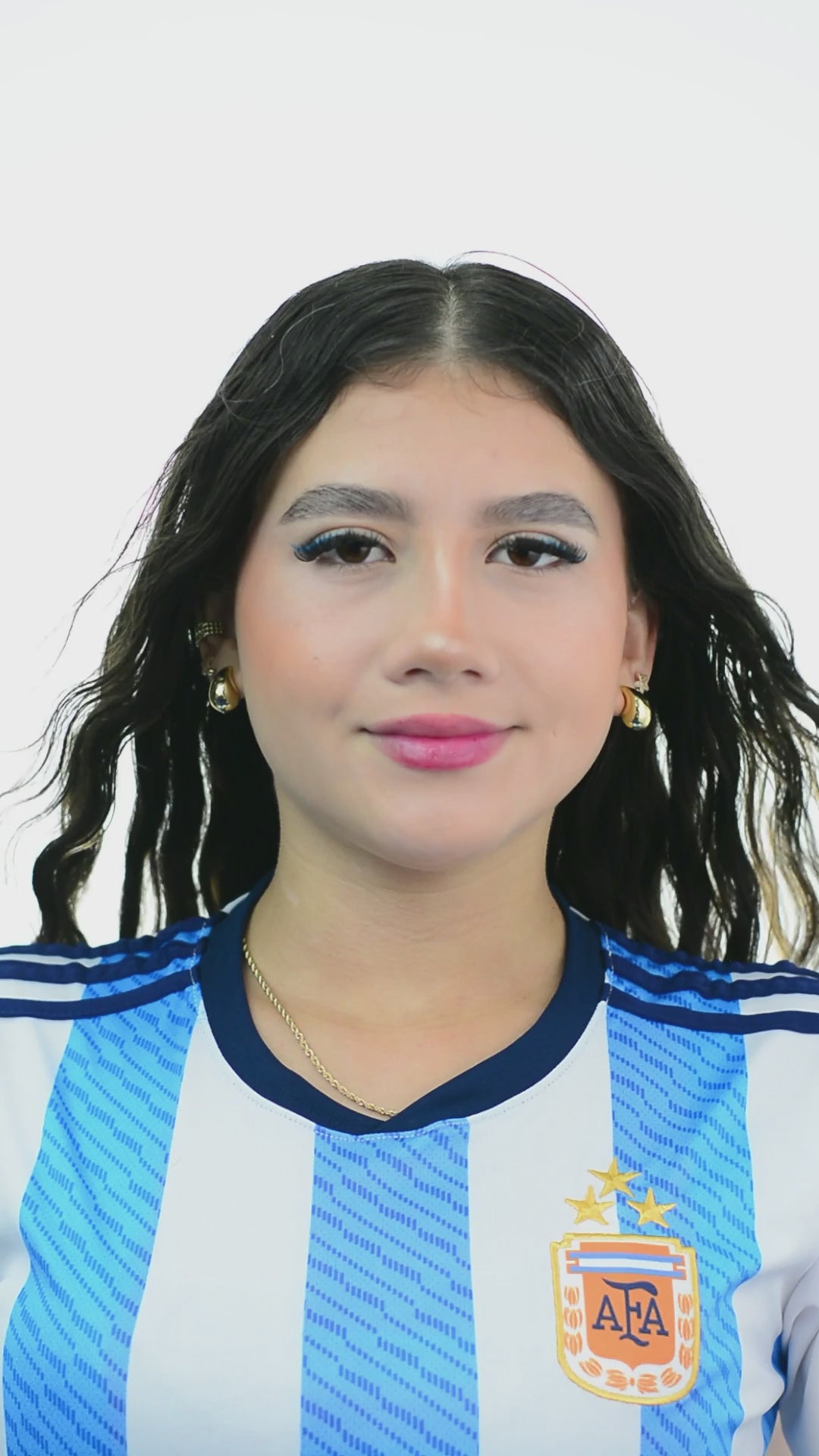 Argentina Flag Face Paint Stamp — FIFA World Cup 2026