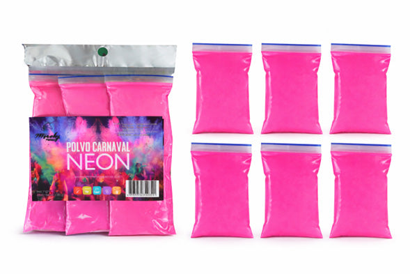 POLVO NEÓN PAQUETE X 6